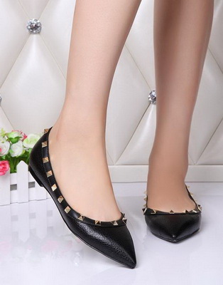 Valentino Shallow mouth flat shoes Women--085